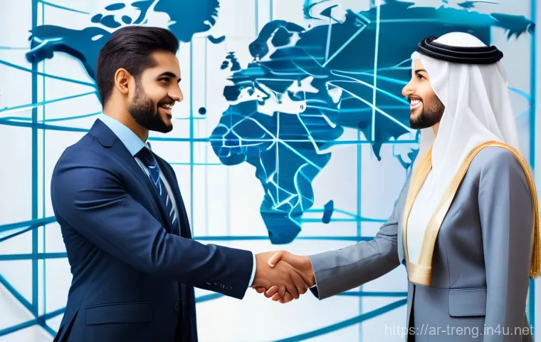 무역영어 필기시험 대비 자료 활용법과 사례 분석 - **A determined young Arab student navigating a metaphorical labyrinth.** The maze is constructed fro...