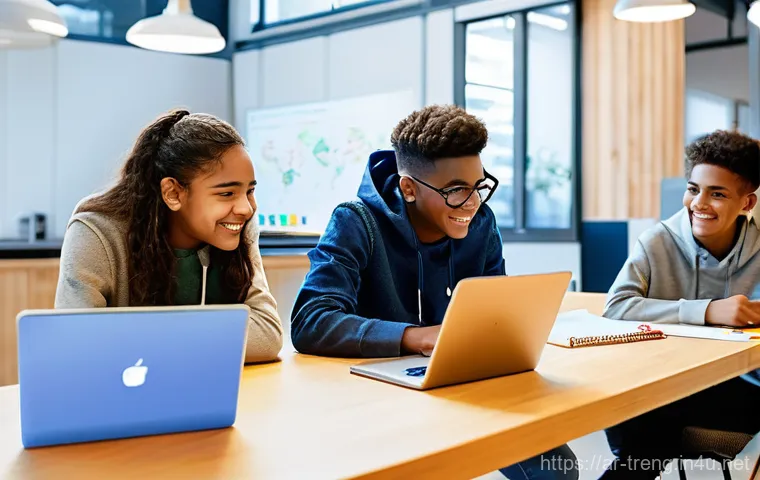 무역영어 업무에서 사용하는 필수 표현 - **Prompt 1: Diverse Young Entrepreneurs Collaborating**
    A vibrant, high-definition photograph of...