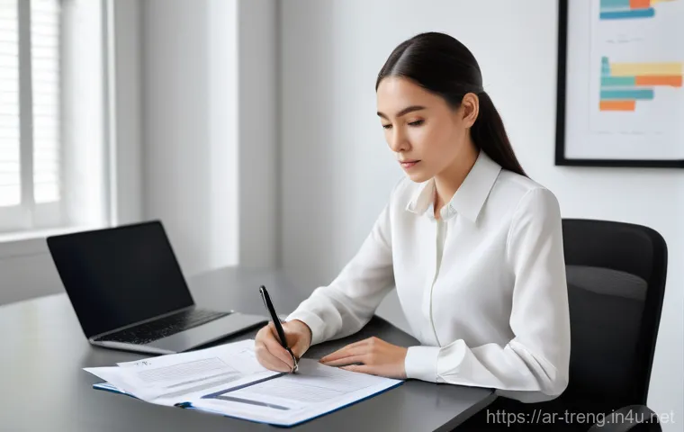 무역영어 실기시험 대비 자료와 문제 해결법 - **Prompt:** A dynamic scene featuring three young professionals, diverse in appearance (e.g., two fe...