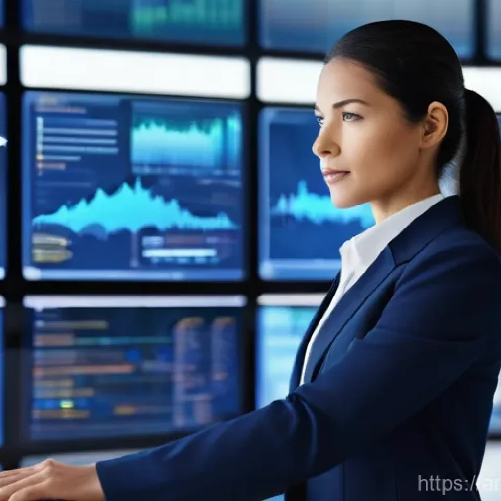 무역영어 필기시험 대비 자료 활용의 중요성 - **Prompt:** A diverse female business professional in her early thirties, wearing a sophisticated da...