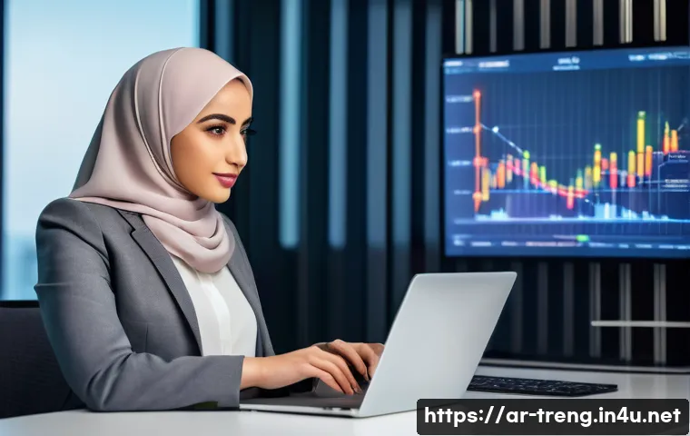 무역영어 학습 과정에서 필요한 지원 시스템 - A modern Arabic businesswoman in a stylish office setting, wearing professional attire with a hijab,...