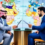 무역영어 실기시험 대비 과정에서 얻는 성과 - A professional business meeting scene set in a modern international office with a diverse group of A...